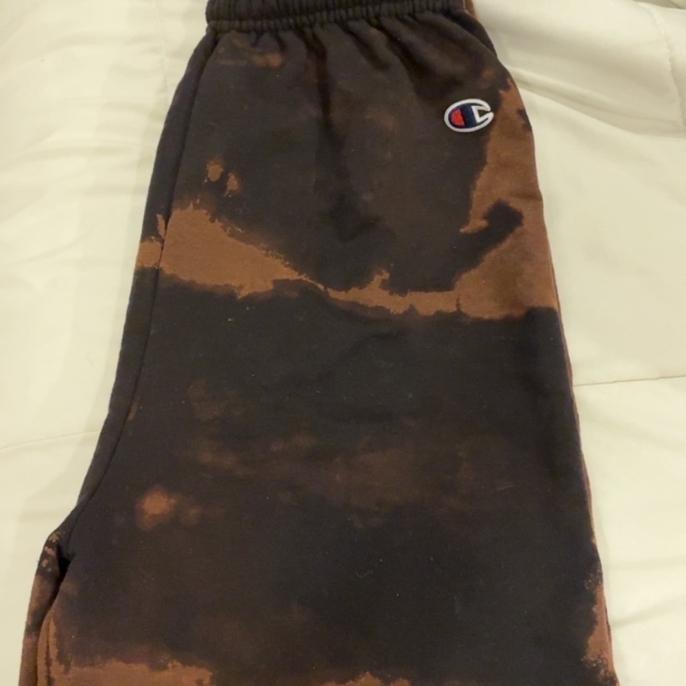 Champion Kids' Black and Brown Tie-Dye Joggers